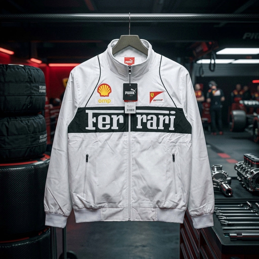 FERRARI SPORTS WHITE JACKET
