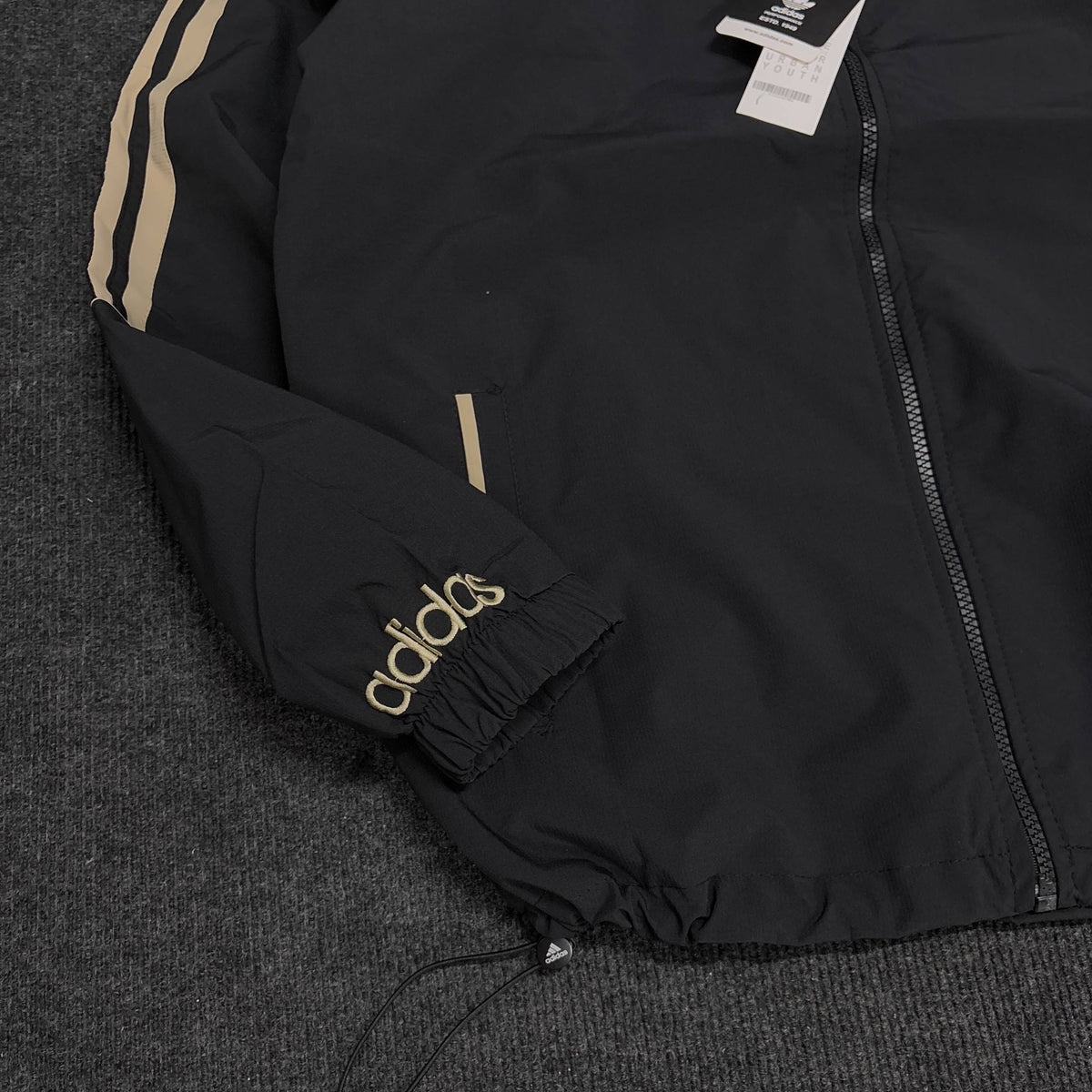 ADIDAS PREMIUM BLACK GOLD JACKET