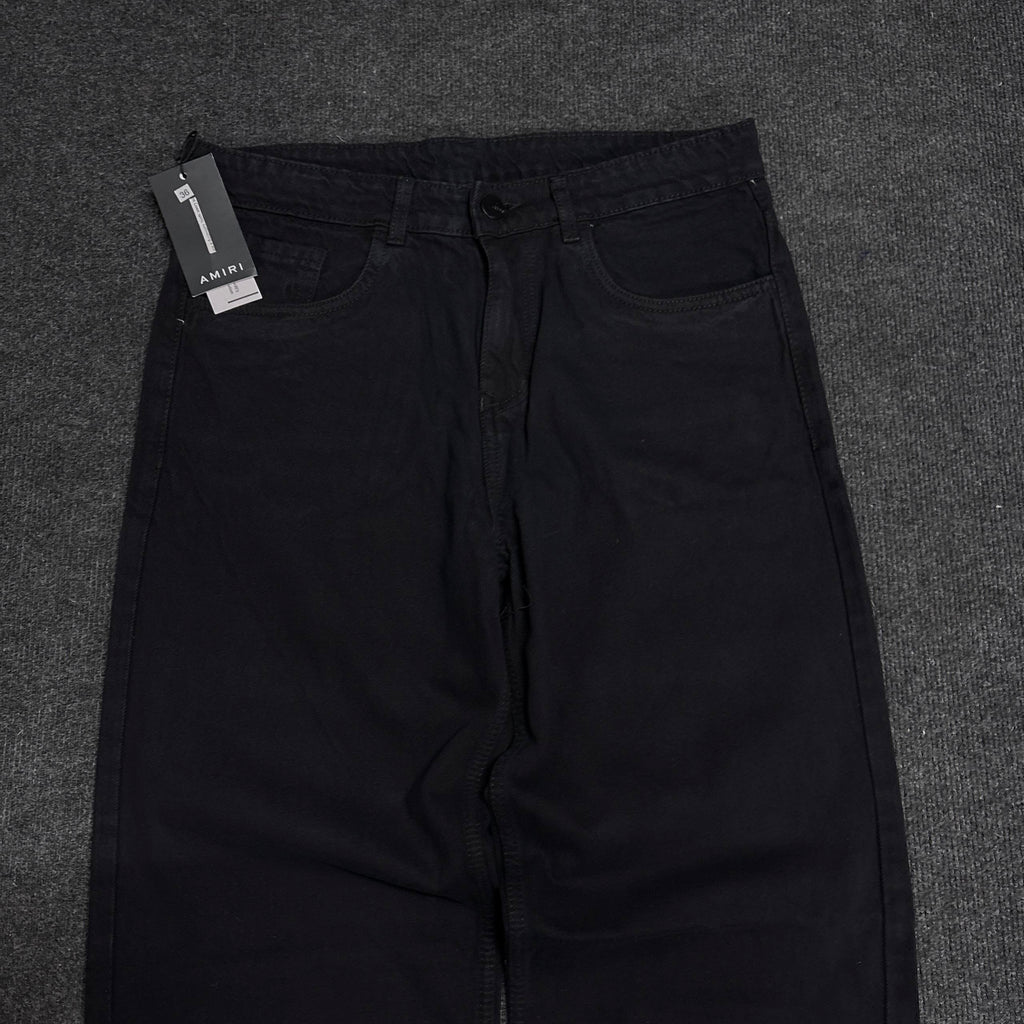 AMIRI BLACK BAGGY DENIM