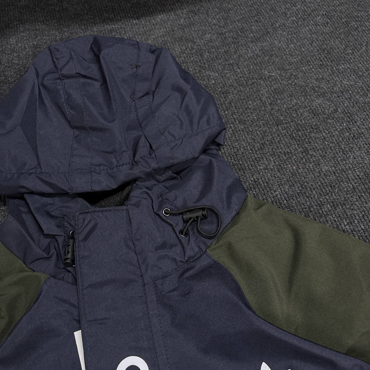 BLUE HOODED JACKET