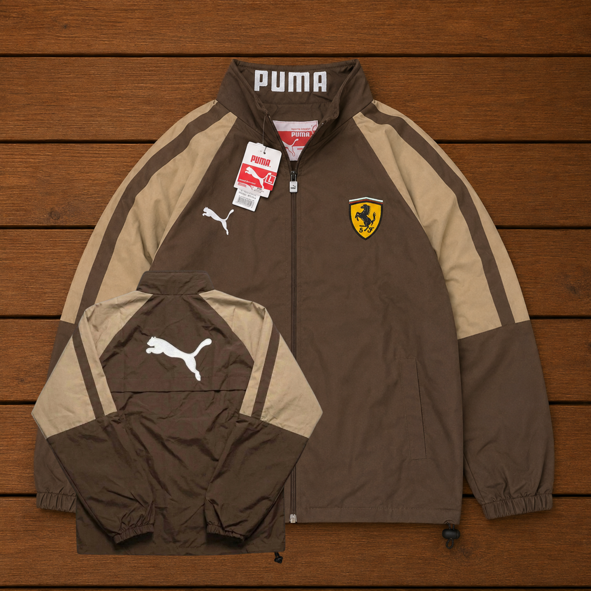PUMA BROWN PREMIUM JACKET