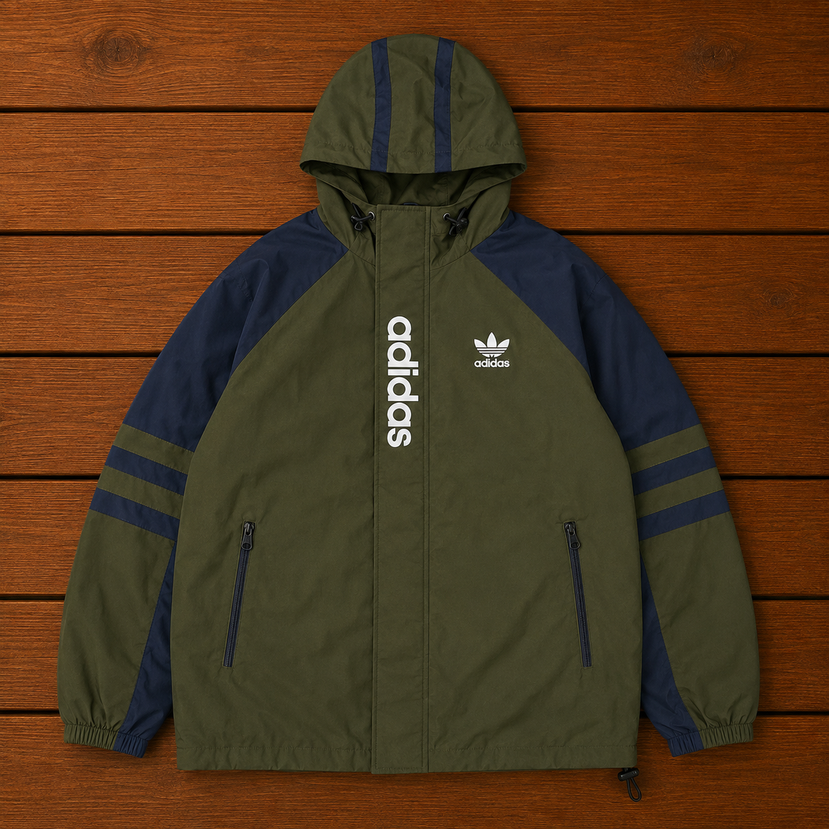 GREEN HOODED JACKET