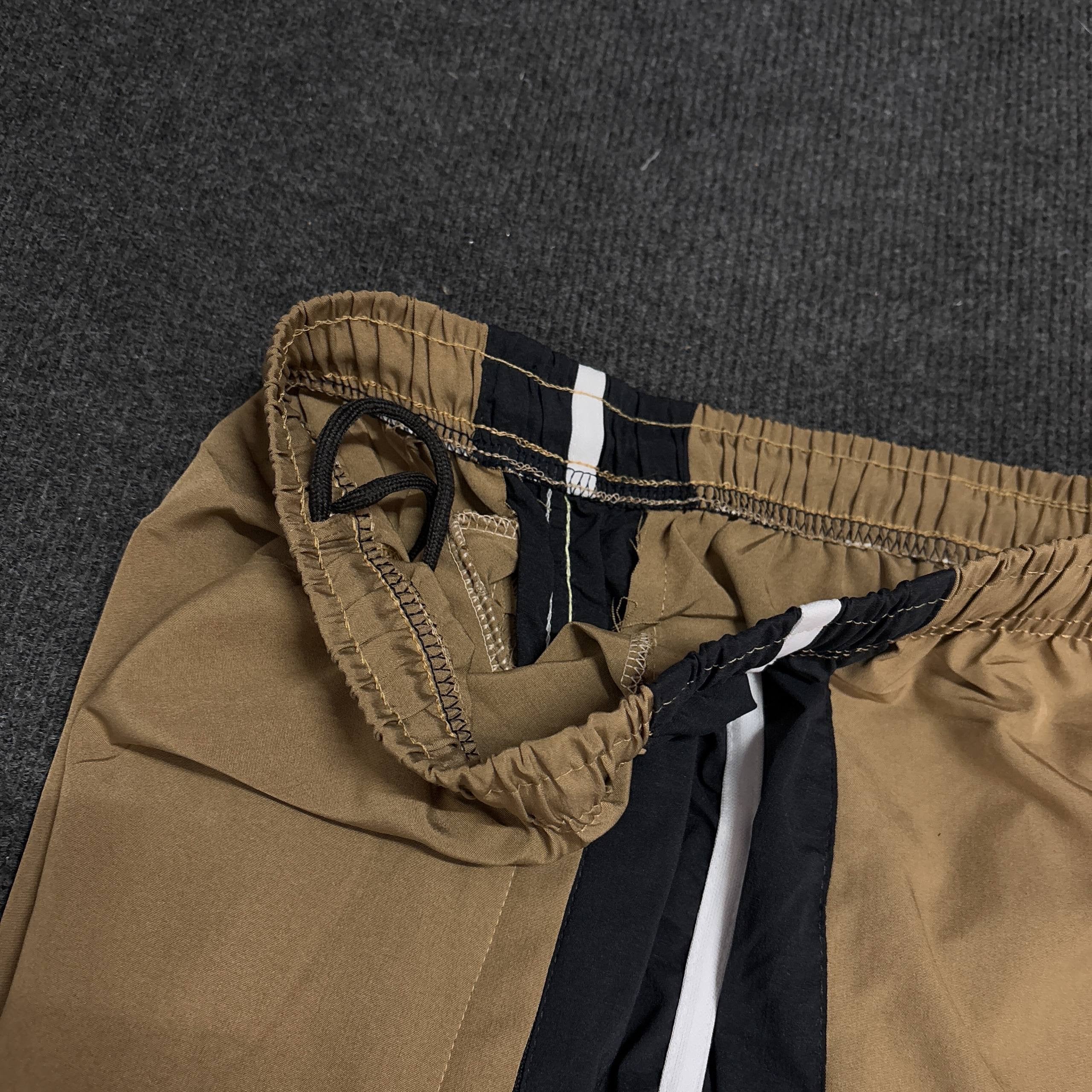 BEIGE CONVERTIBLE TRACK PANT
