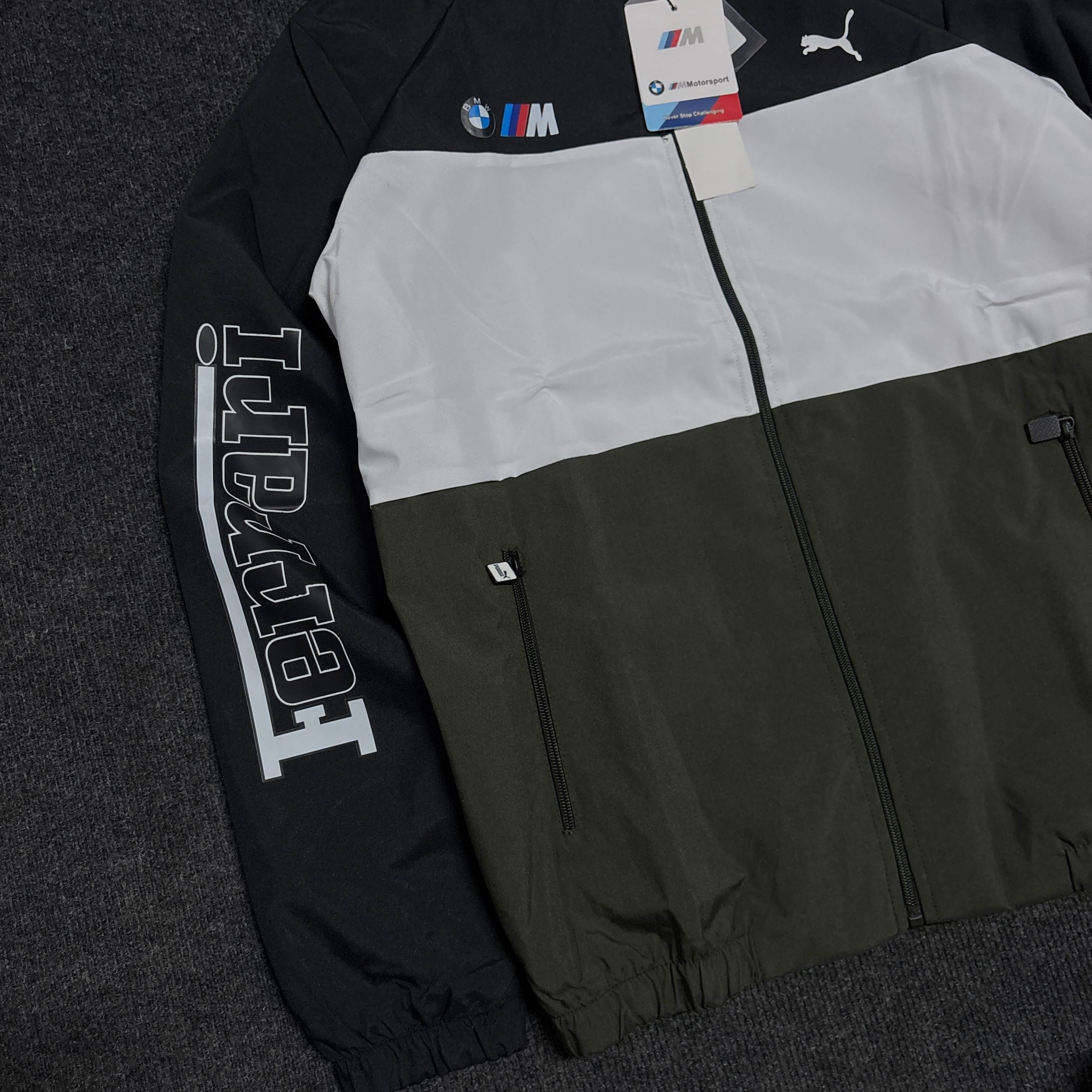 FERRARI BLACK WHITE JACKET
