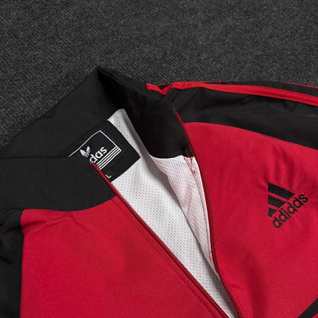 ADIDS RED BLACK JACKET
