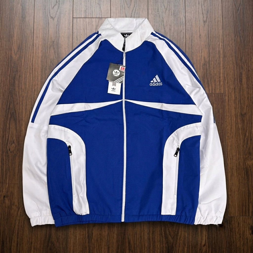 ADIDS BLUE WHITE JACKET