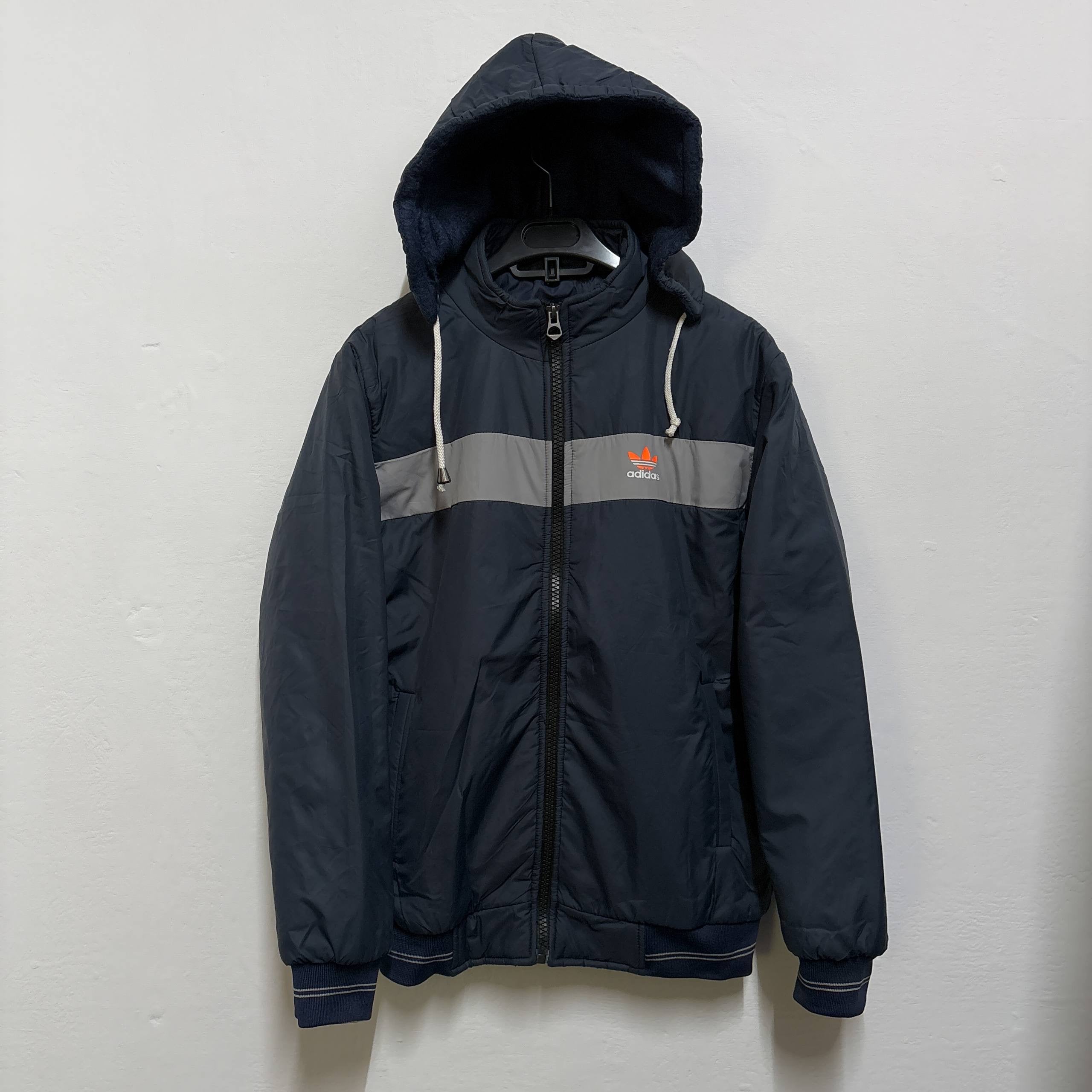 ADIDS HOODED PUFFER