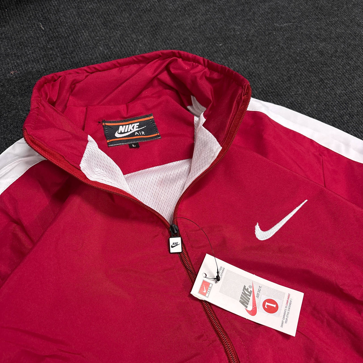 NIKE RED WHITE JACKET