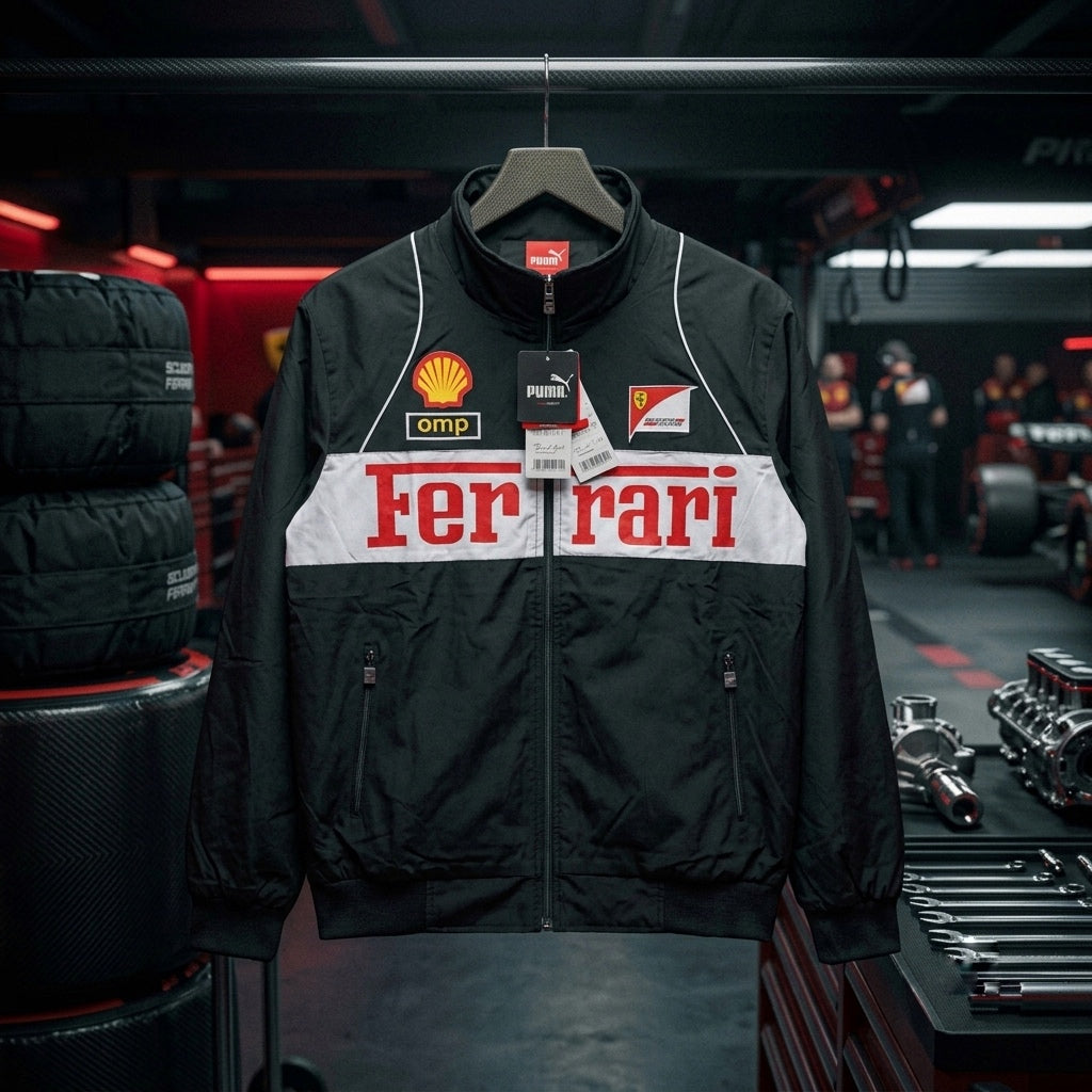 FERRARI SPORTS BLACK JACKET