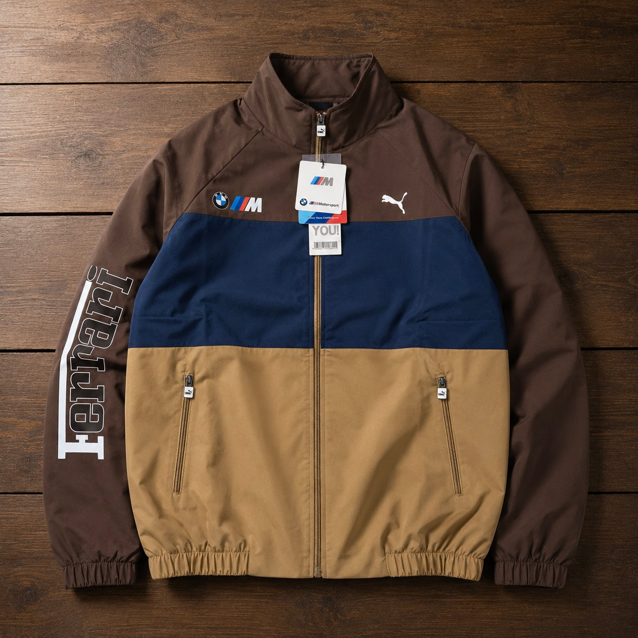 FERRARI BROWN BLUE JACKET