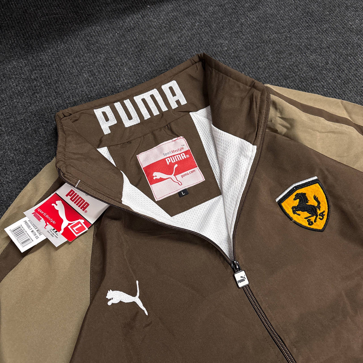 PUMA BROWN PREMIUM JACKET