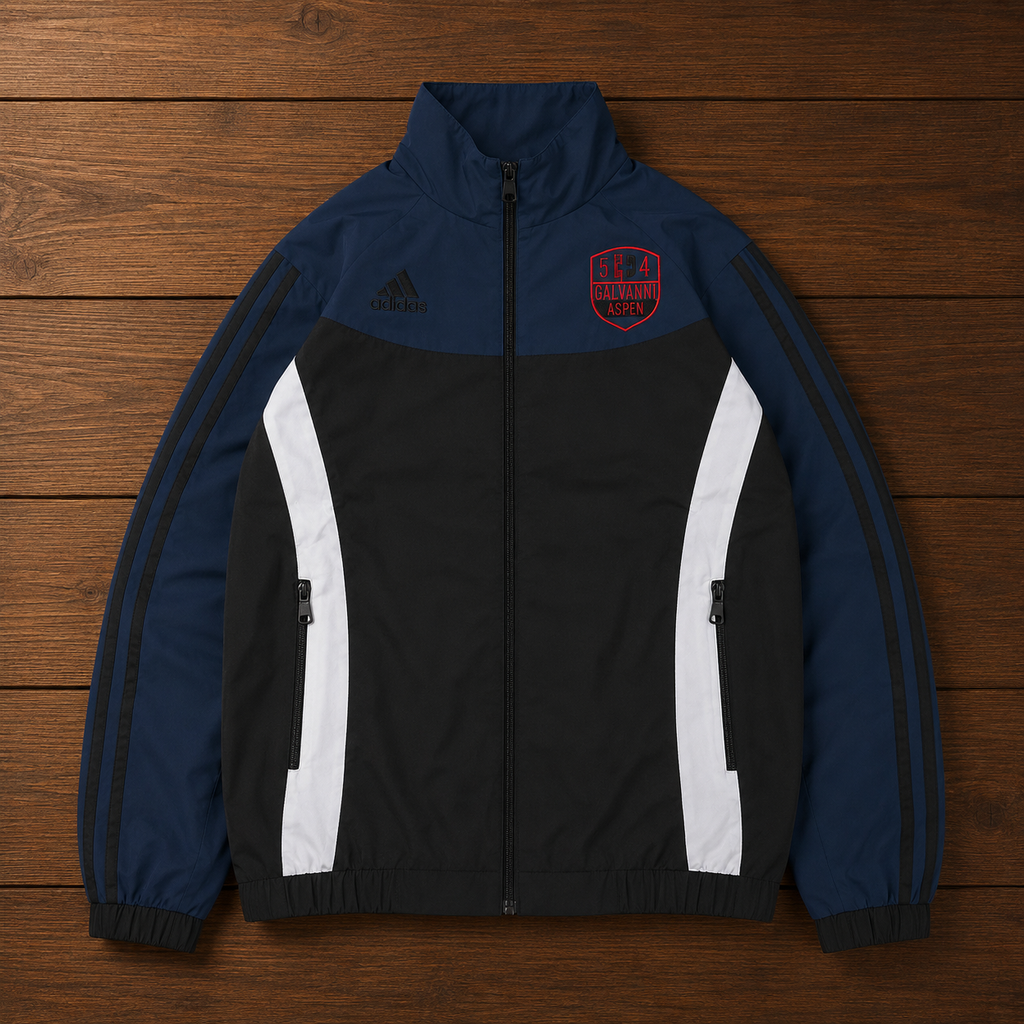 BLUE BLACK RETRO JACKET