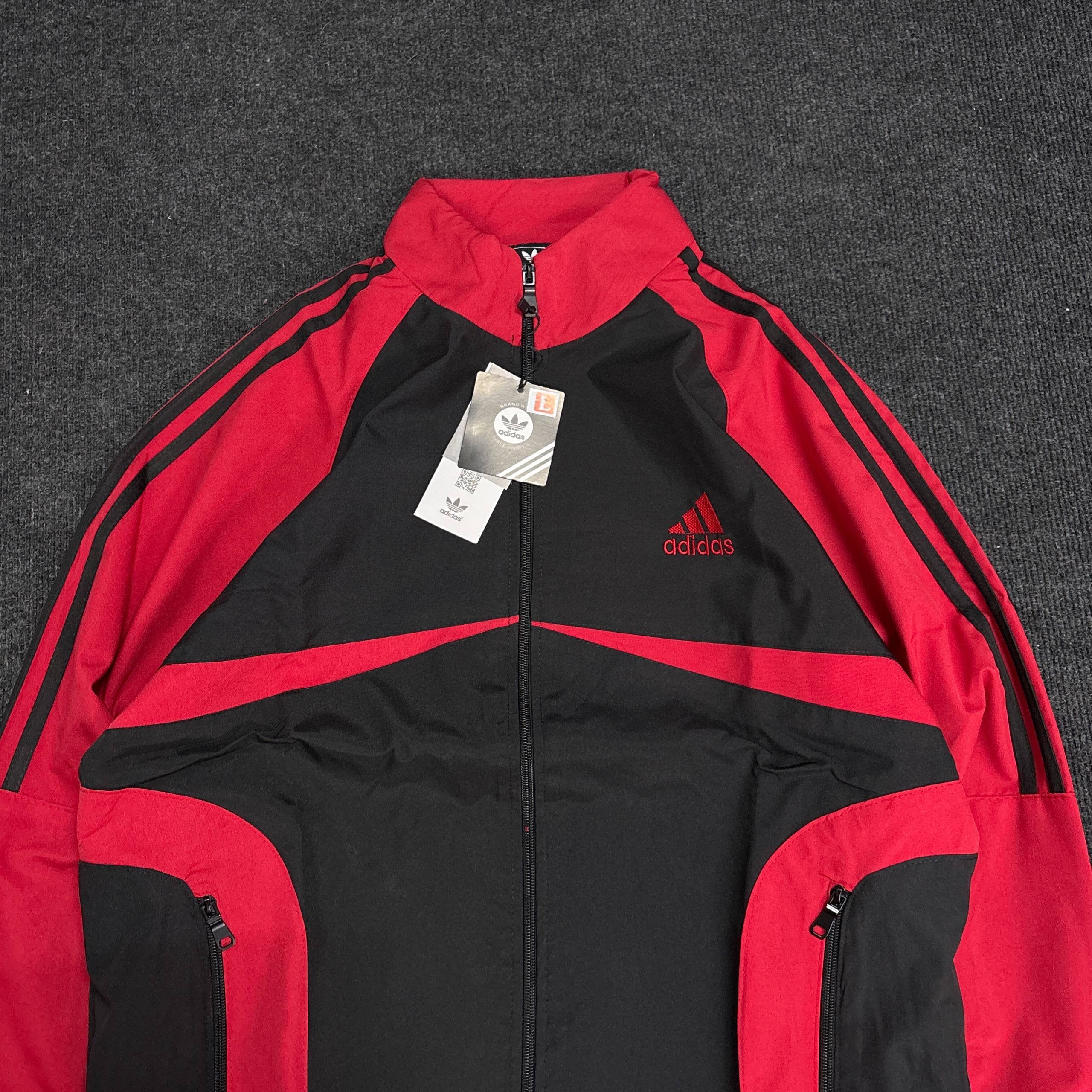 ADIDS BLACK RED JACKET