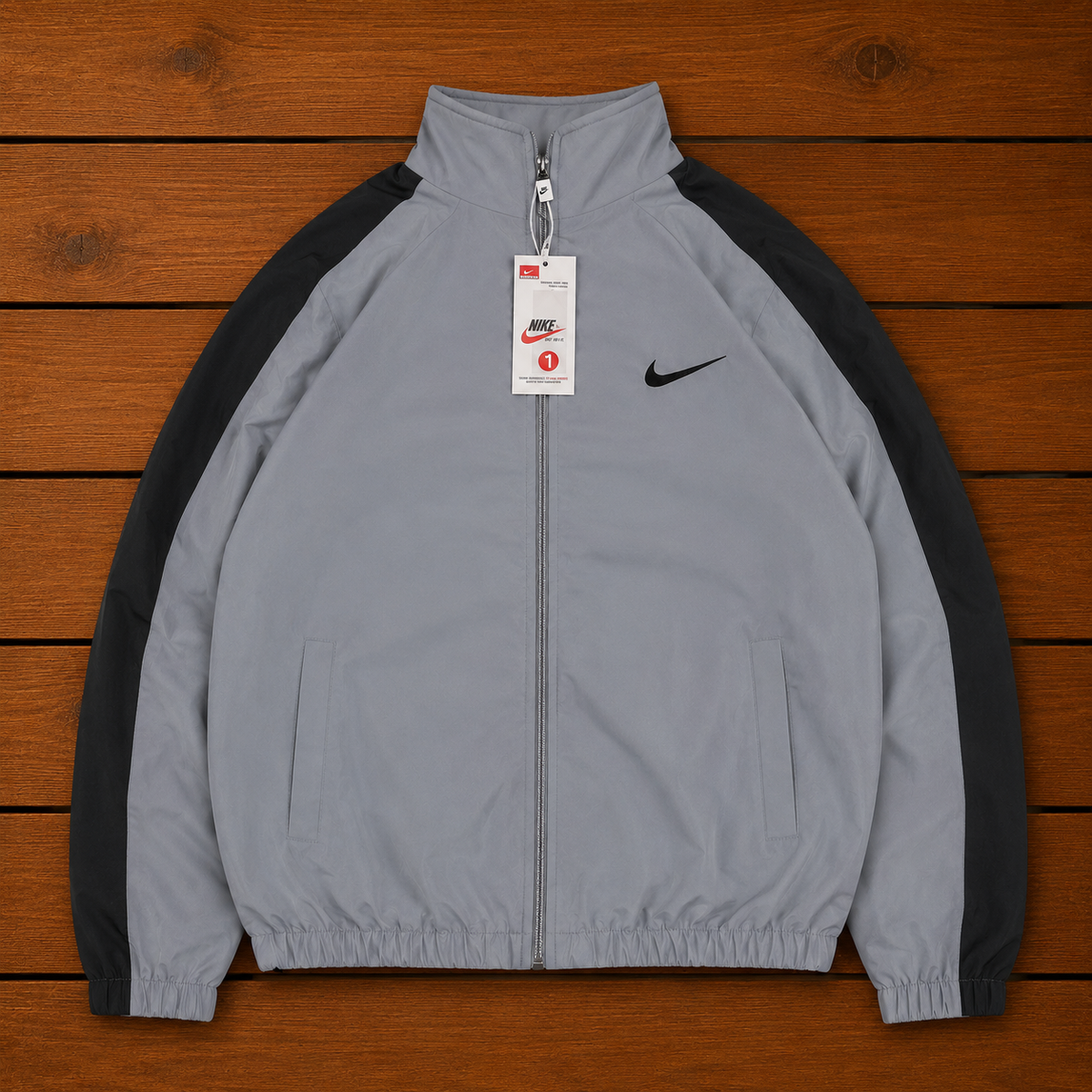 NIKE GREY BLACK JACKET