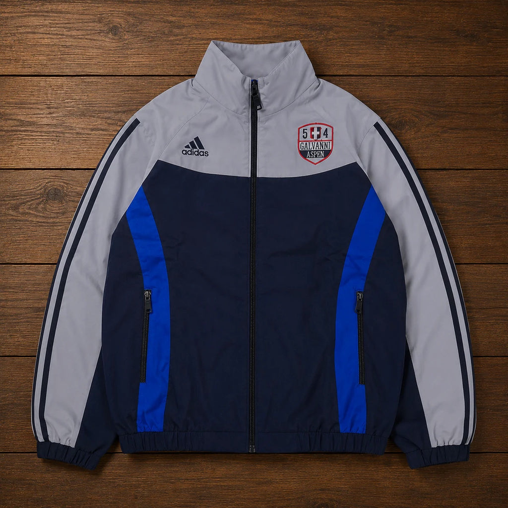 GREY BLUE RETRO JACKET