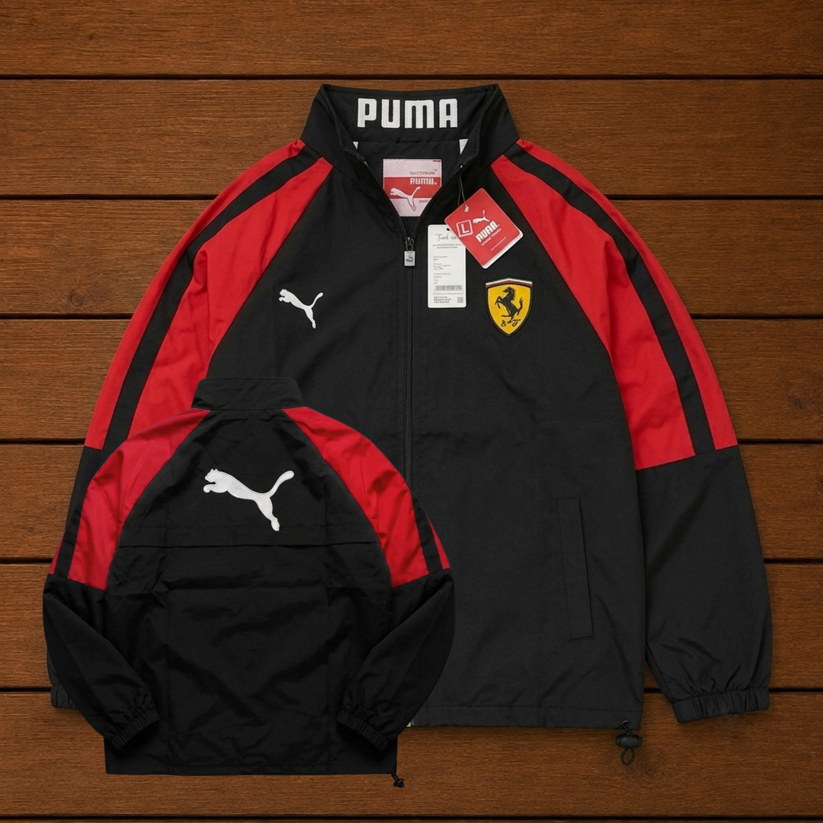 PUMA BLACK RED PREMIUM JACKET
