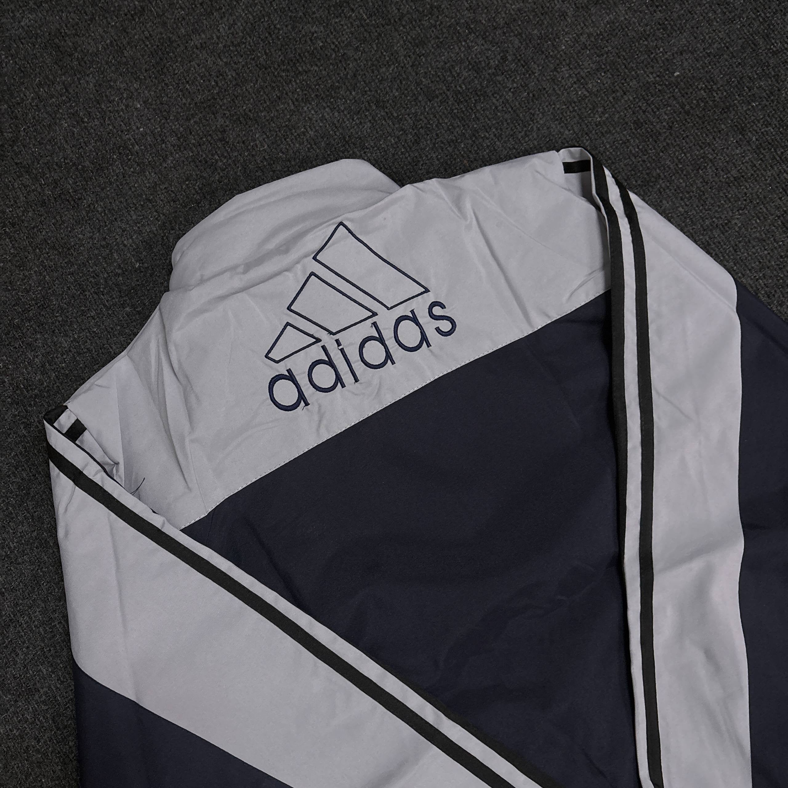 GREY BLUE RETRO JACKET