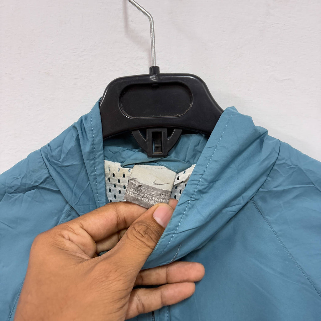 NIKE BLUE HALF ZIPPER