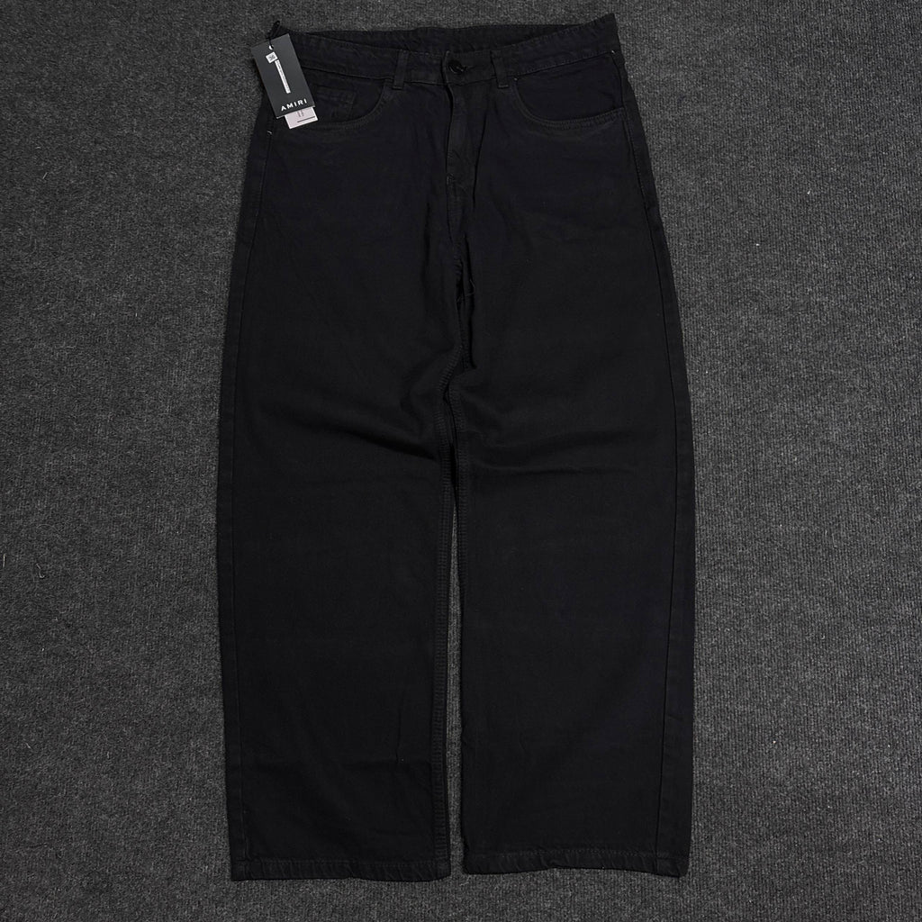 AMIRI BLACK BAGGY DENIM