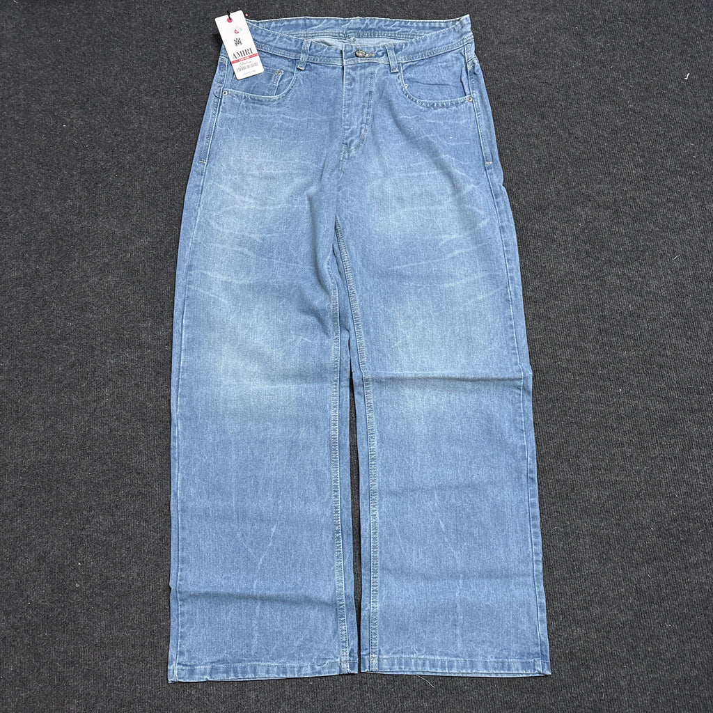 AMIRI BLUE BAGGY DENIM