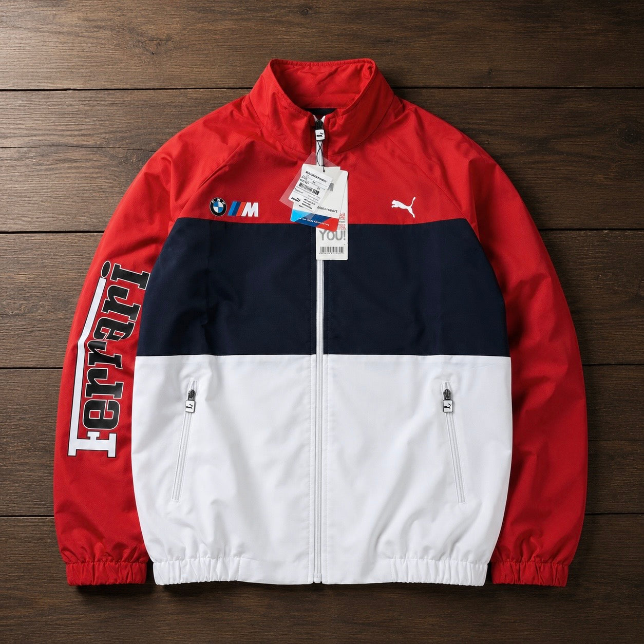 FERRARI RED BLUE JACKET
