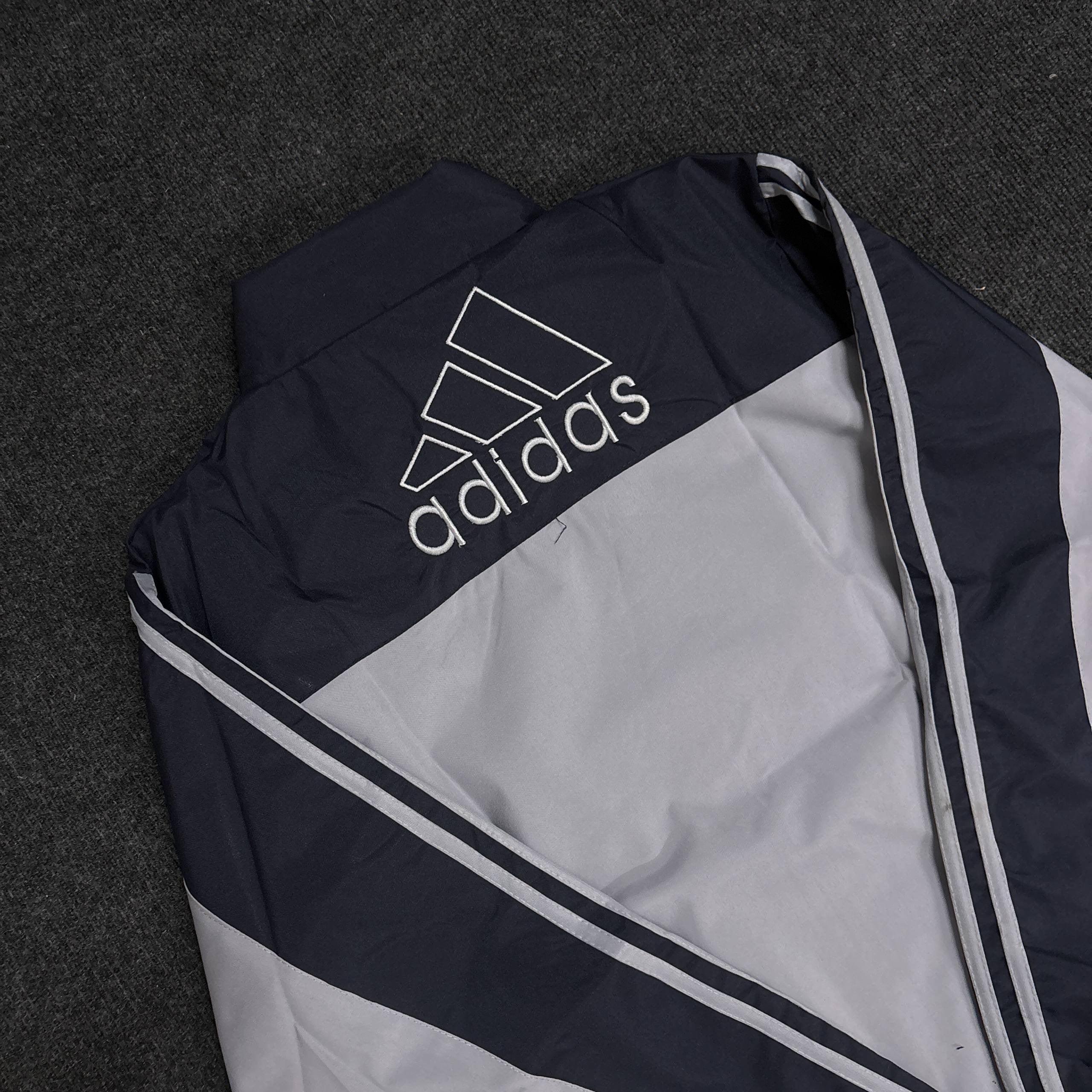 BLUE GREY RETRO JACKET