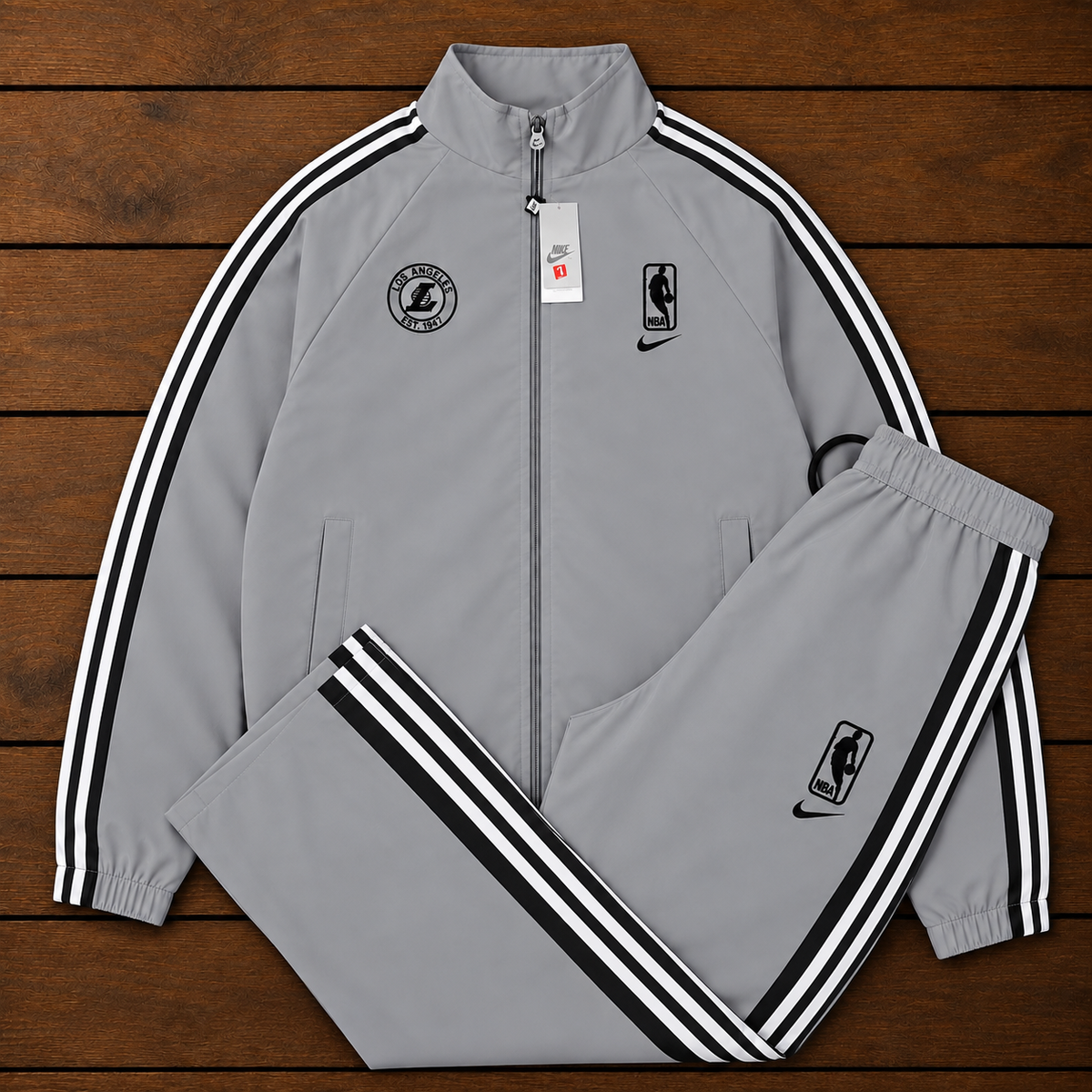NIKE GREY TRACKSUIT SET