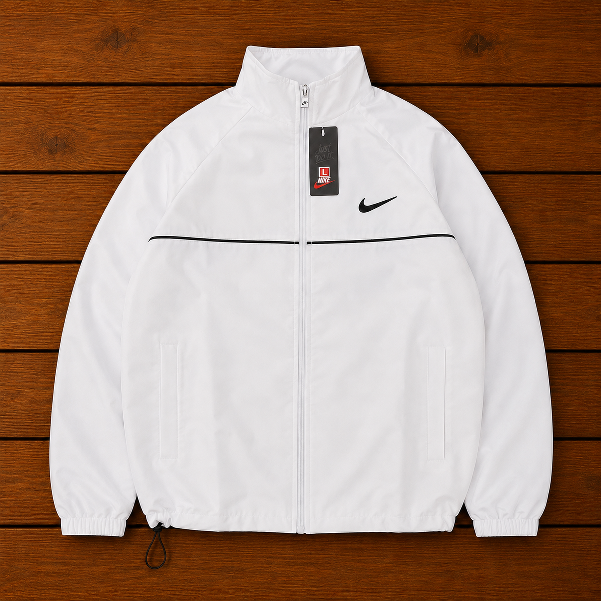 NIKE WHITE PREMIUM JACKET