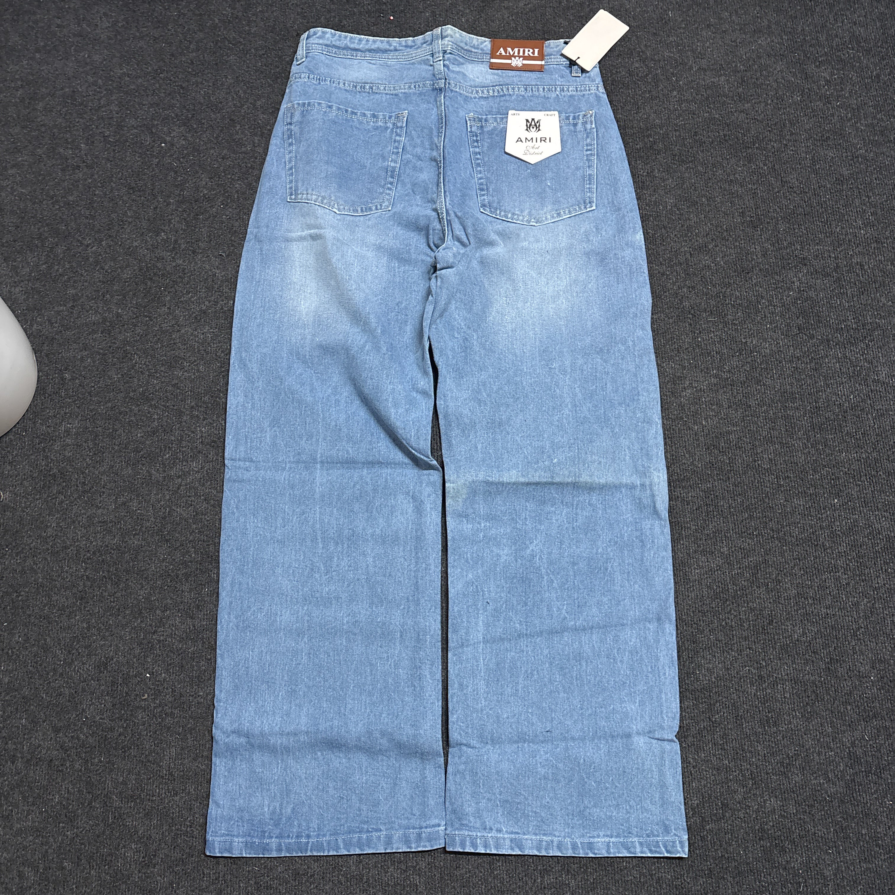 AMIRI BLUE BAGGY DENIM