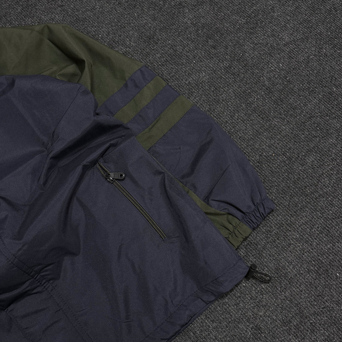 BLUE HOODED JACKET