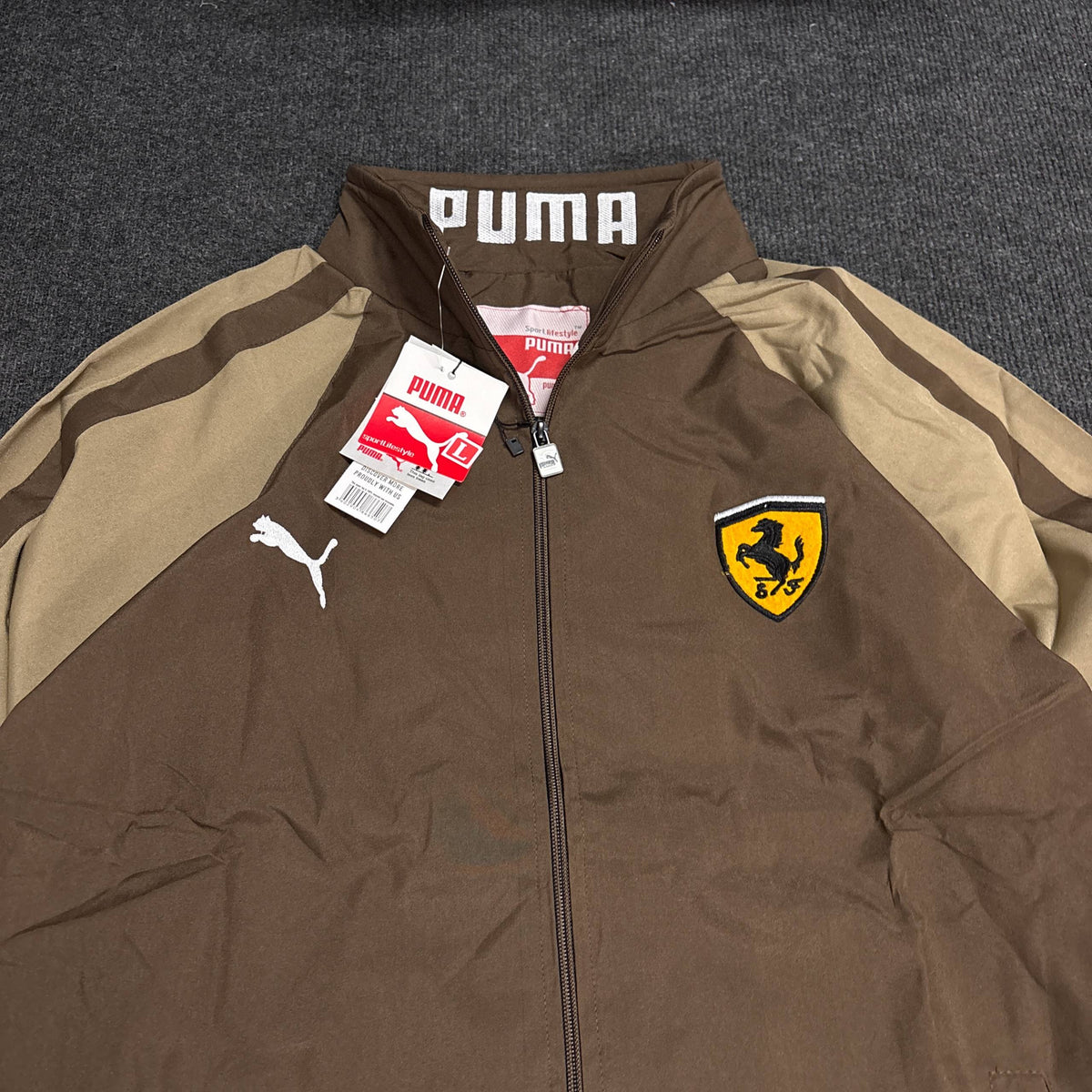 PUMA BROWN PREMIUM JACKET
