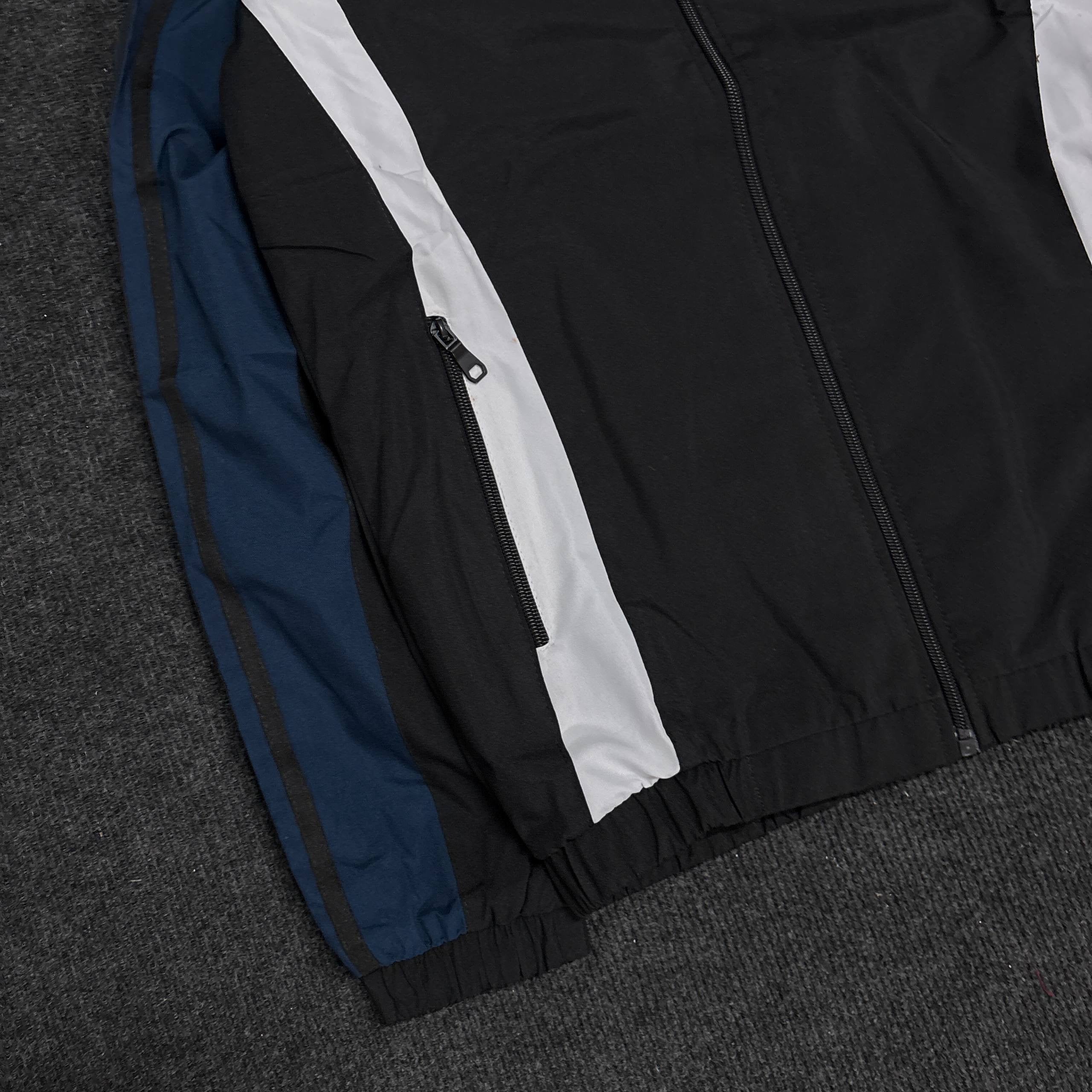 BLUE BLACK RETRO JACKET