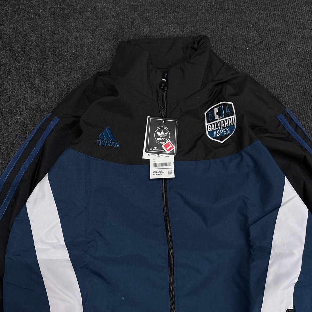 BLACK BLUE RETRO JACKET