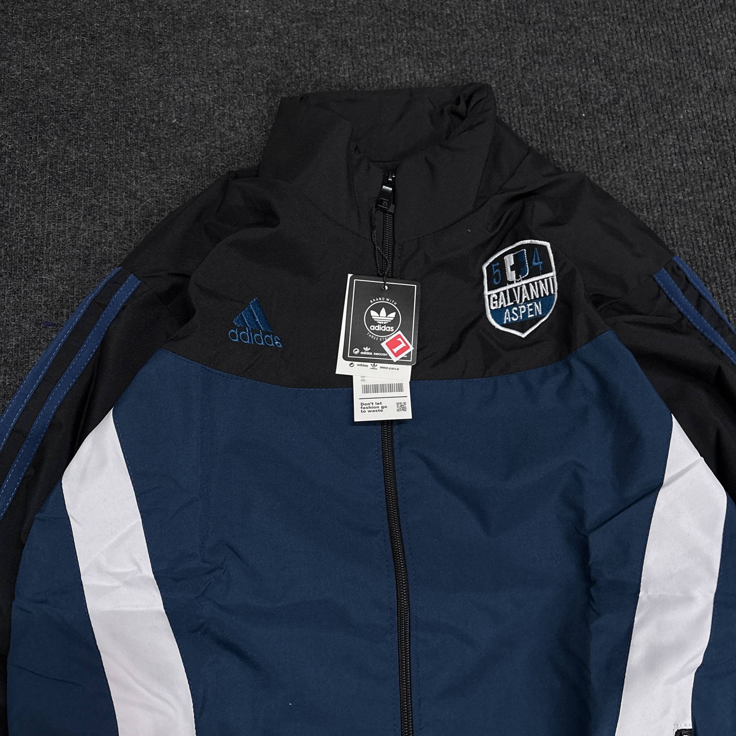 BLACK BLUE RETRO JACKET