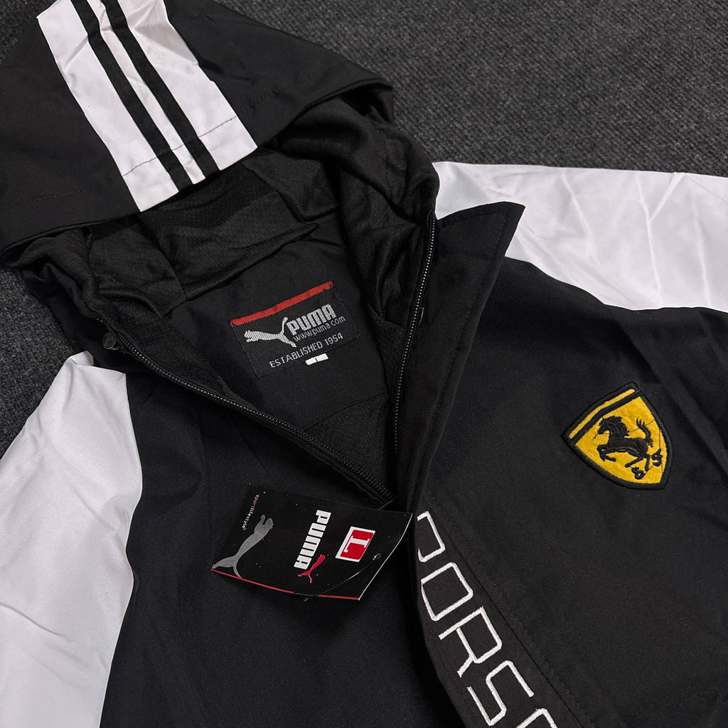 PORSCHE BLACK HOODED JACKET