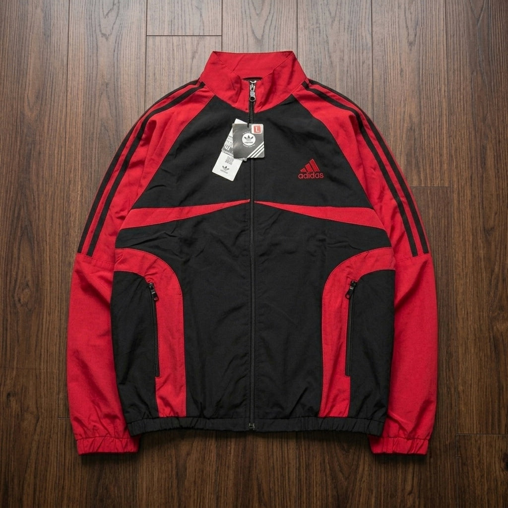 ADIDS BLACK RED JACKET