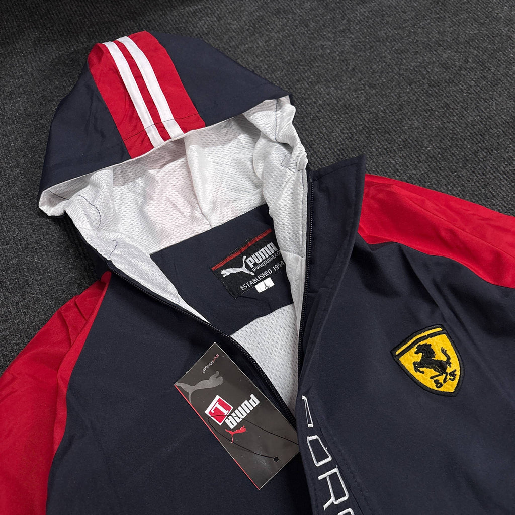 PORSCHE BLUE HOODED JACKET