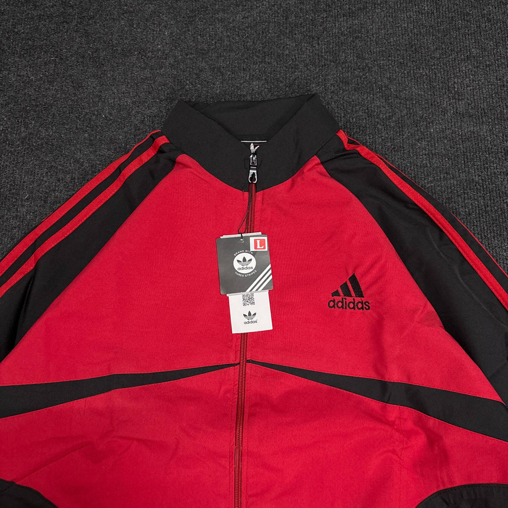 ADIDS RED BLACK JACKET
