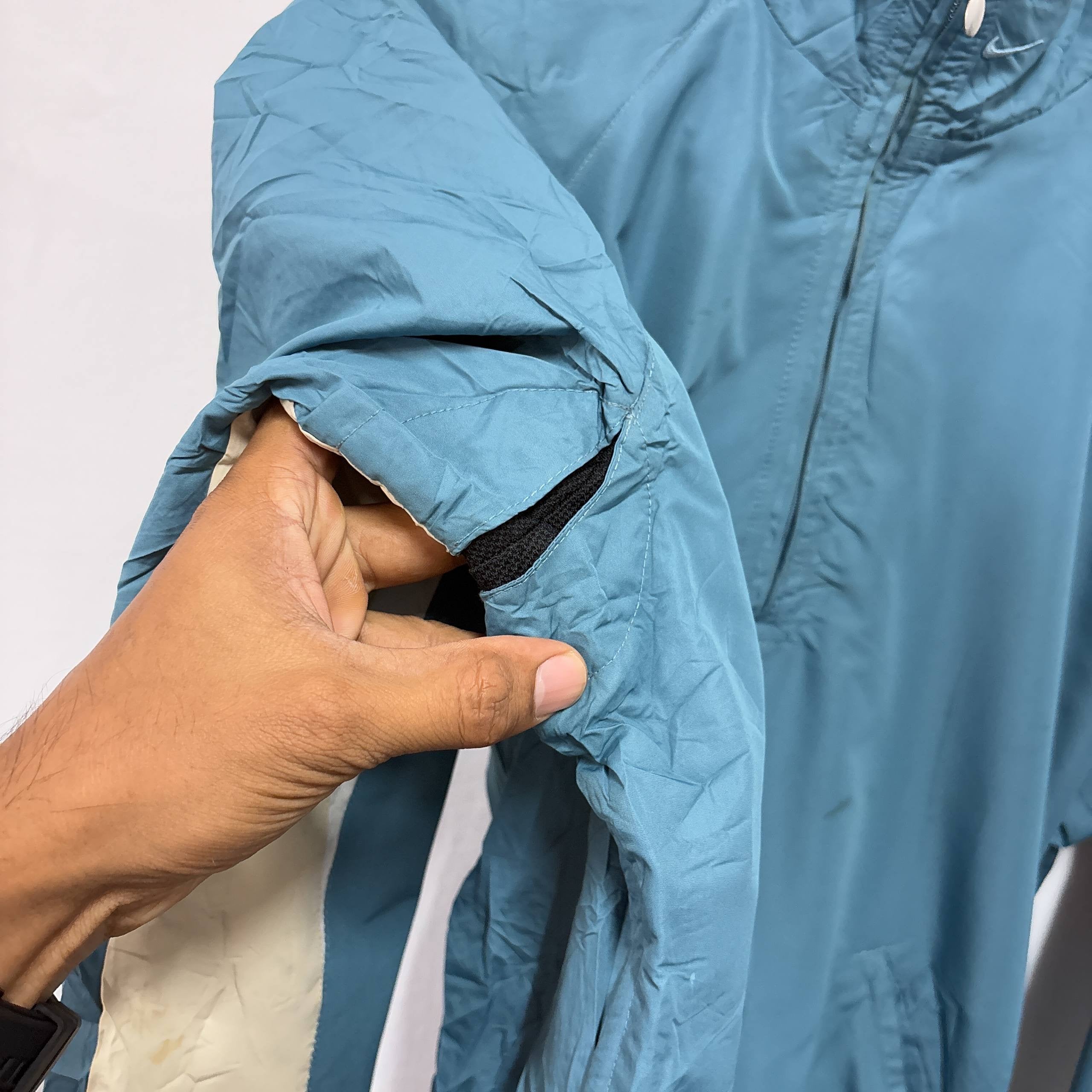 NIKE BLUE HALF ZIPPER