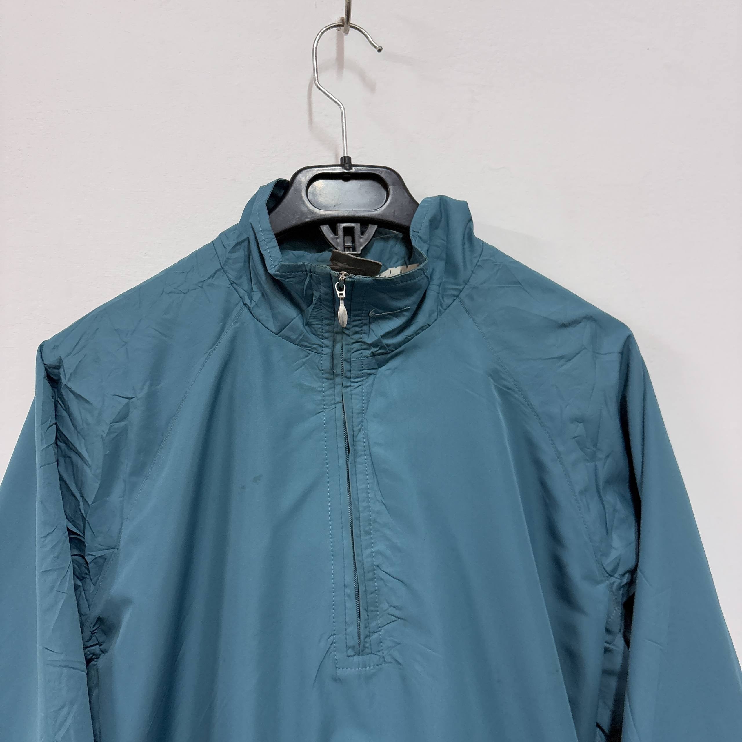 NIKE BLUE HALF ZIPPER