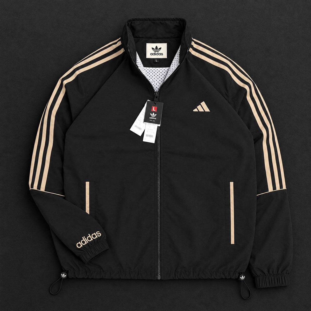 ADIDAS PREMIUM BLACK GOLD JACKET