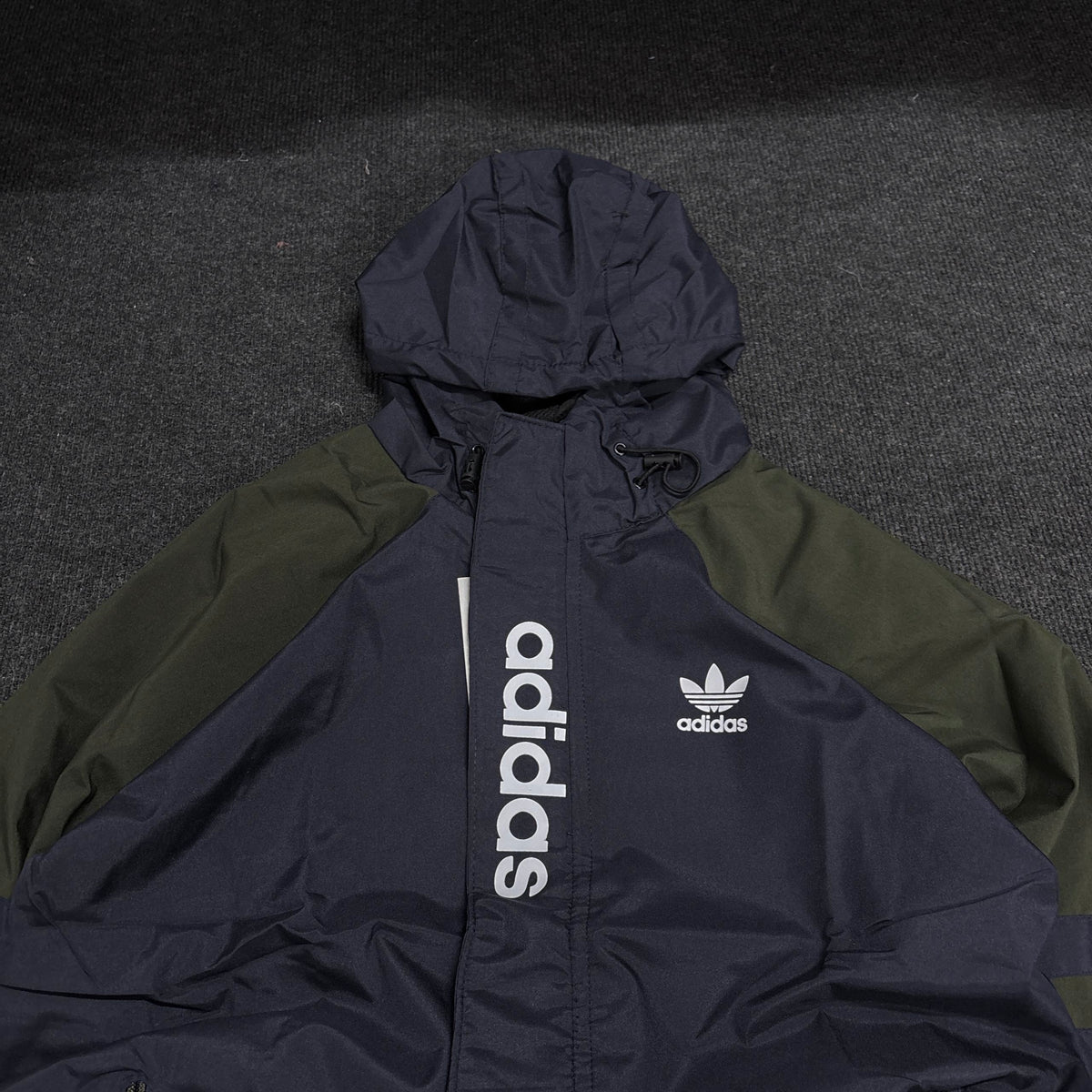 BLUE HOODED JACKET