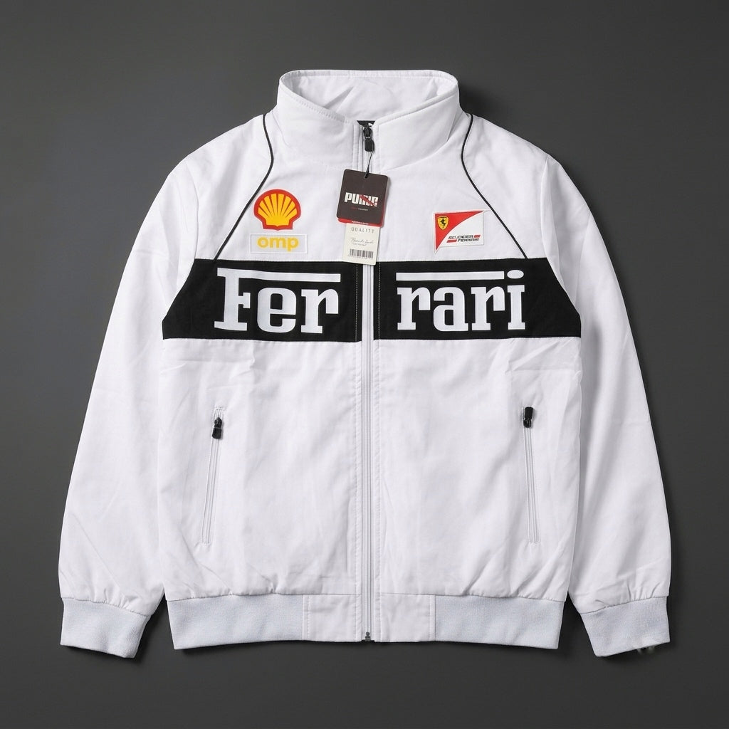 FERRARI SPORTS WHITE JACKET