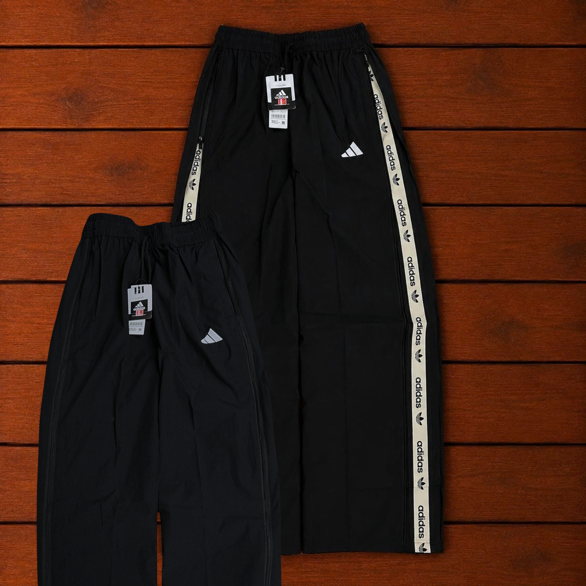 ADIDAS BLACK CONVERTIBLE TRACK
