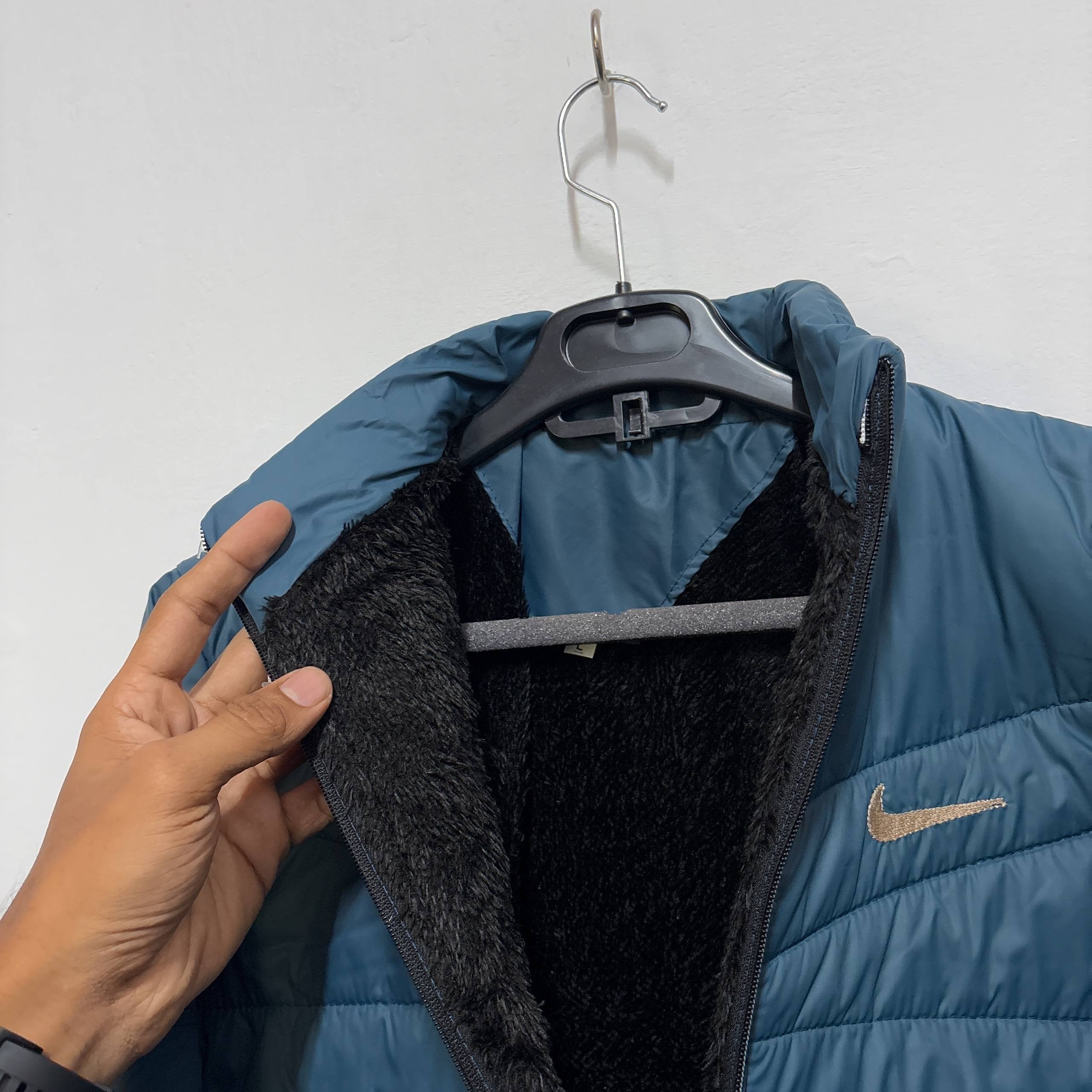 NIKE GREEN PUFFER