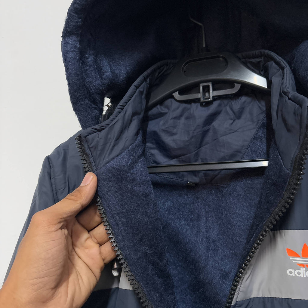 ADIDS HOODED PUFFER