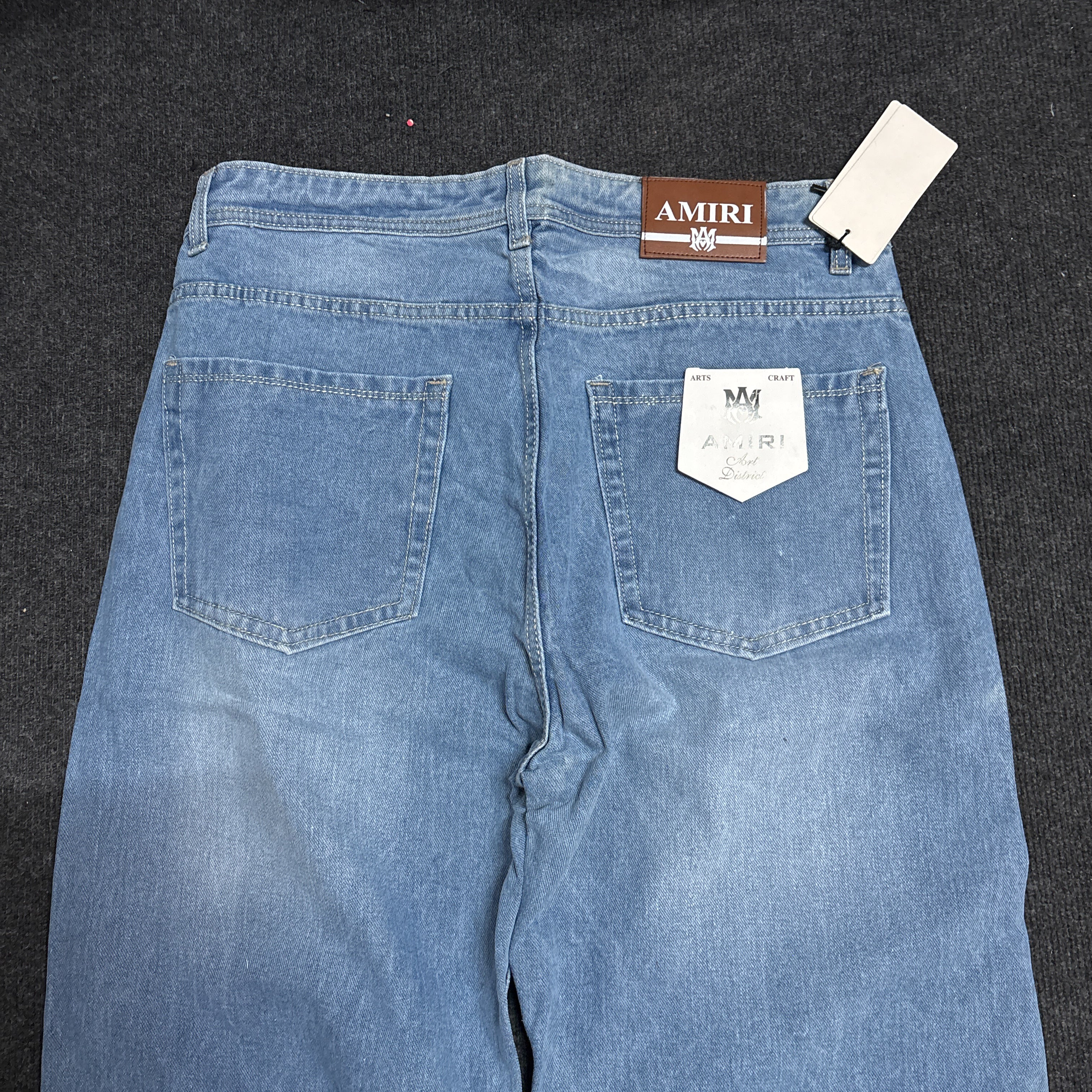 AMIRI BLUE BAGGY DENIM