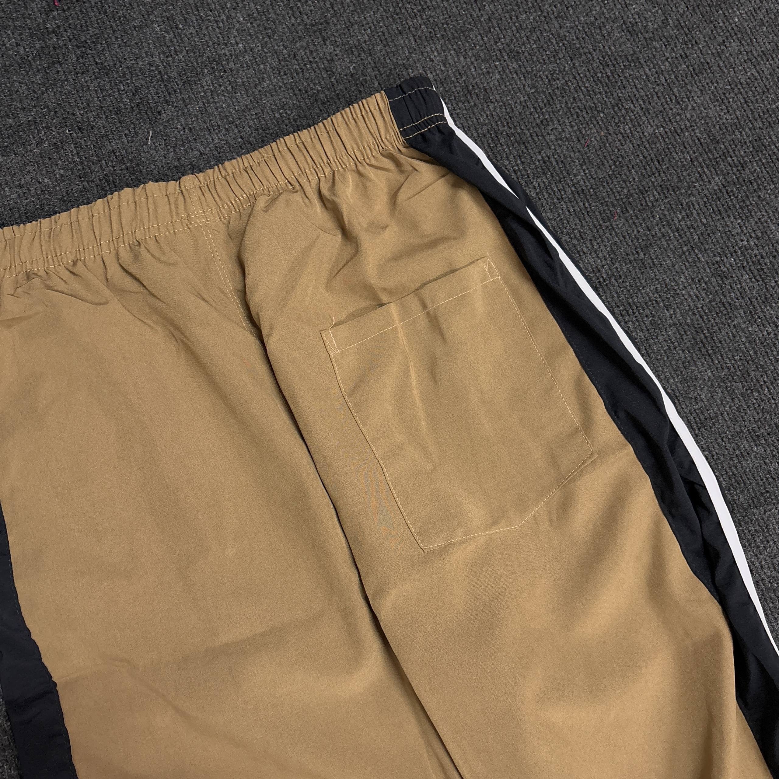 BEIGE CONVERTIBLE TRACK PANT