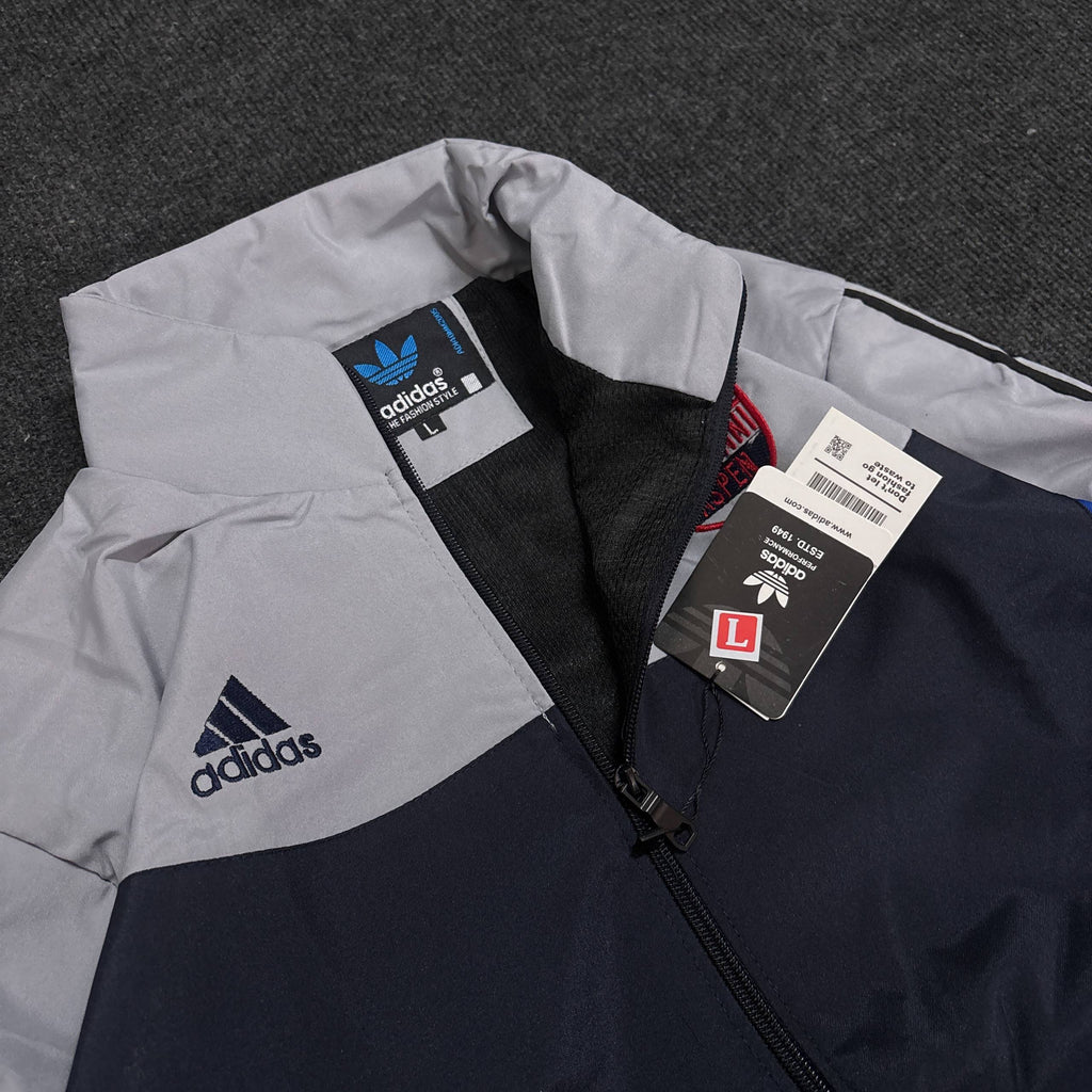 GREY BLUE RETRO JACKET