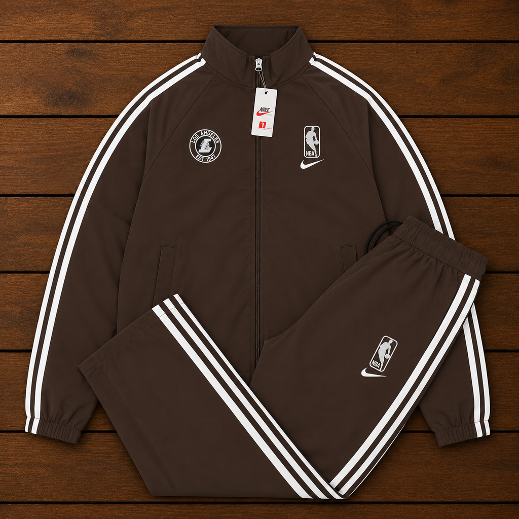 NIKE BROWN TRACKSUIT SET